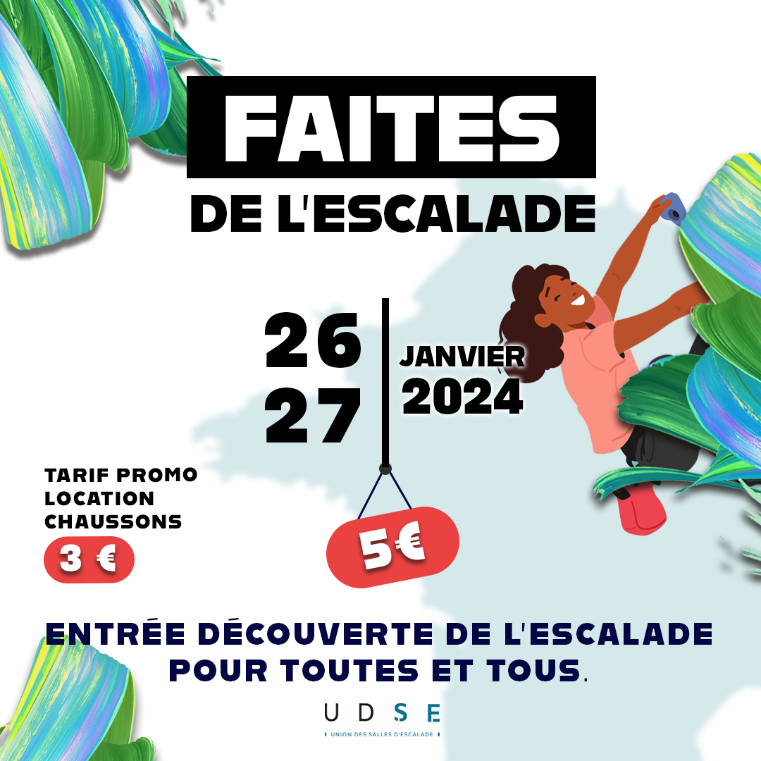 [Faites de l'escalade : Vendredi 26 & Samedi 27 janvier]